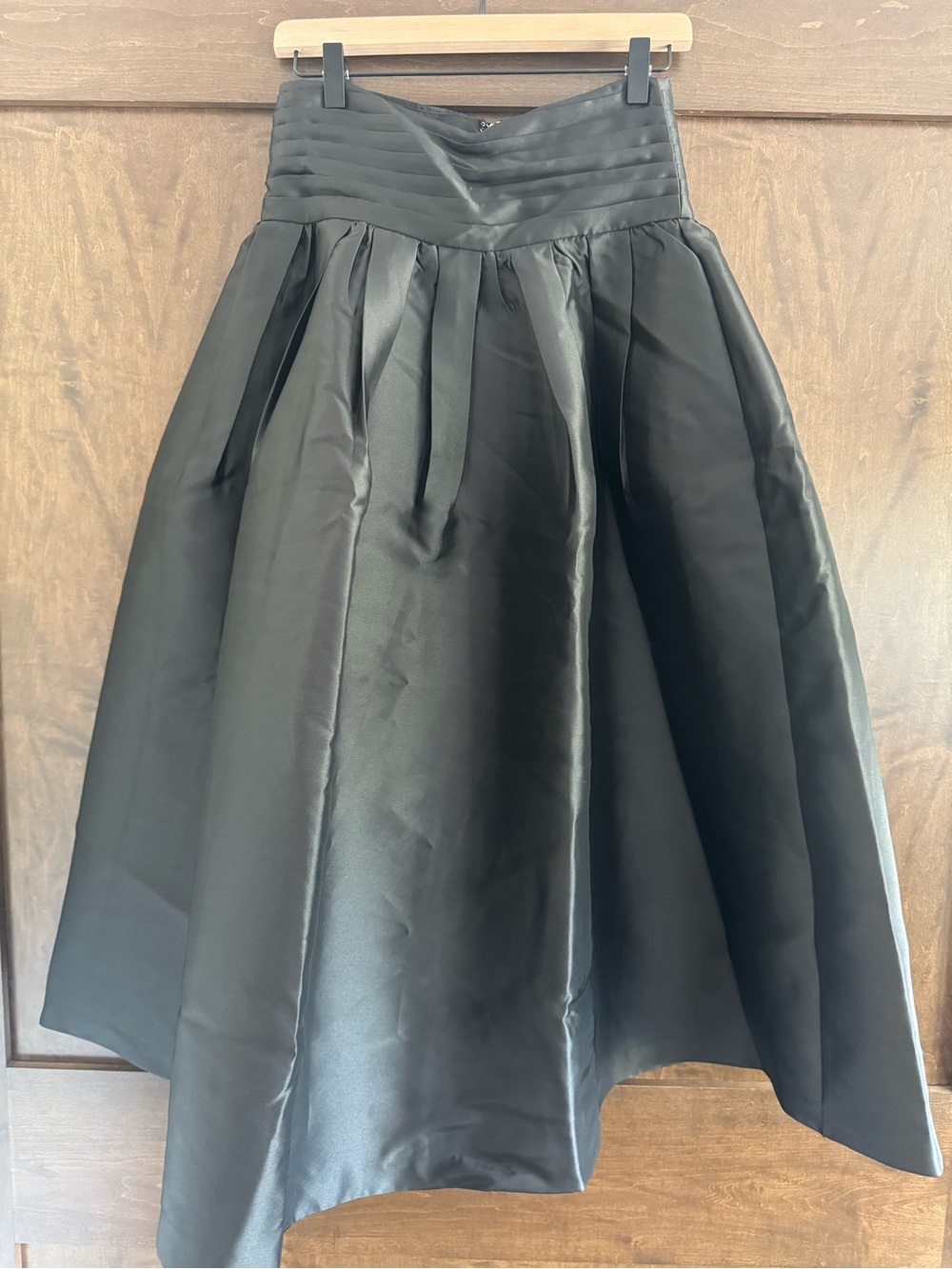 NWT PROSPERINA GOLD LABEL INES BLACK TUXEDO SKIRT SMALL